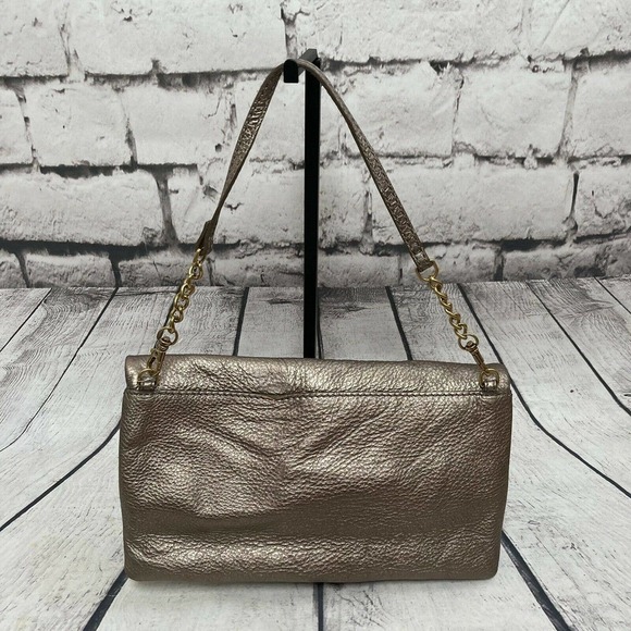 Fossil gold‎ shoulder bag fold over medium New Without Tags 11 X 7 - Picture 2 of 12